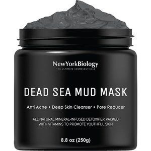 Women Men Dead Sea Mud Mask for Face and Body for Acne Blackheads and Oily Skin